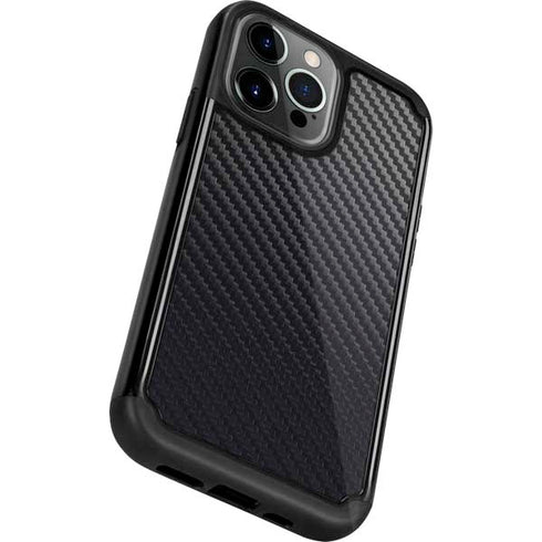 Black Carbon Fiber Specialty Texture Material iPhone 13 Pro Cargo Case