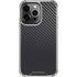 Black Carbon Fiber Specialty Texture Material iPhone 13 Pro Clear Case