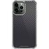 Black Carbon Fiber Specialty Texture Material iPhone 13 Pro Max Clear Case