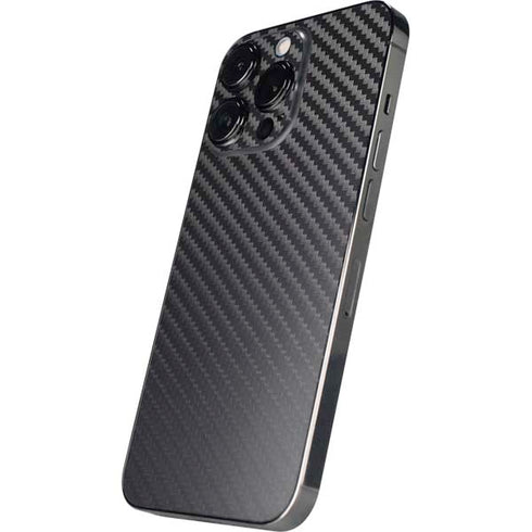 Black Carbon Fiber Specialty Texture Material iPhone 13 Pro Max Skin