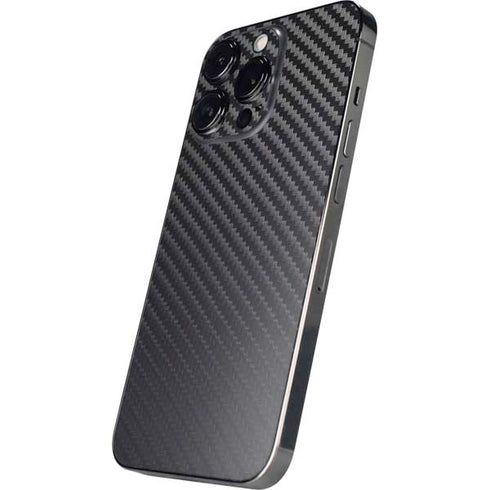 Black Carbon Fiber Specialty Texture Material iPhone 13 Pro Skin