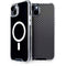 Black Carbon Fiber Specialty Texture Material iPhone 14 MagSafe Case