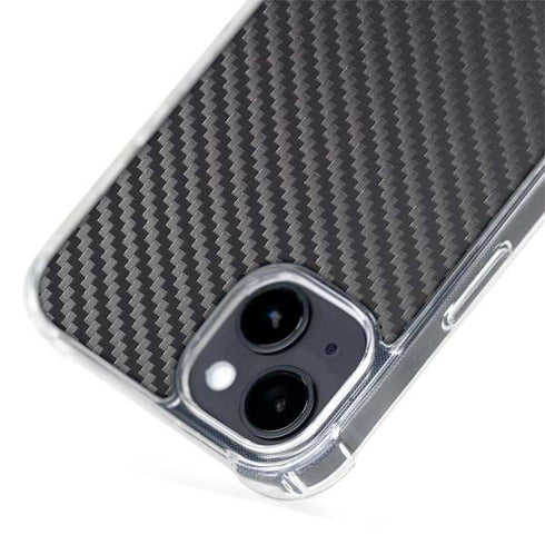 Black Carbon Fiber Specialty Texture Material iPhone 14 MagSafe Case