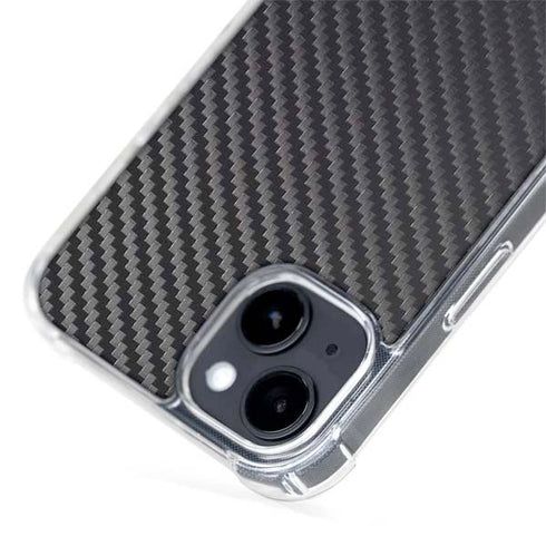 Black Carbon Fiber Specialty Texture Material iPhone 14 Plus MagSafe Case