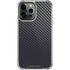 Black Carbon Fiber Specialty Texture Material iPhone 14 Pro Max Clear Case
