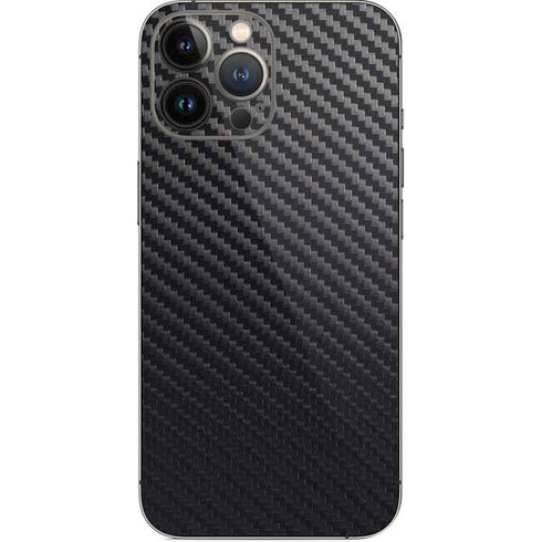 Black Carbon Fiber Specialty Texture Material iPhone 14 Pro Max Skin