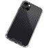 Black Carbon Fiber Specialty Texture Material iPhone 15 Plus Clear Case