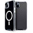 Black Carbon Fiber Specialty Texture Material iPhone 15 Plus MagSafe Case