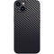 Black Carbon Fiber Specialty Texture Material iPhone 15 Plus Skin
