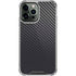 Black Carbon Fiber Specialty Texture Material iPhone 15 Pro Max Clear Case