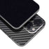 Black Carbon Fiber Specialty Texture Material iPhone 15 Pro Skin