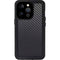 Black Carbon Fiber Specialty Texture Material iPhone 15 Pro Waterproof Case
