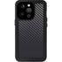 Black Carbon Fiber Specialty Texture Material iPhone 15 Pro Waterproof Case