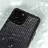 Black Carbon Fiber Specialty Texture Material iPhone 15 Pro Waterproof Case