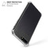 Black Carbon Fiber Specialty Texture Material iPhone 7/8 Plus Clear Case