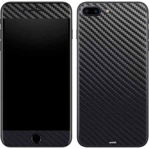 Black Carbon Fiber Specialty Texture Material iPhone 8 Plus Skin