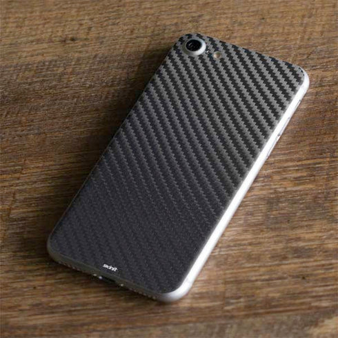 Black Carbon Fiber Specialty Texture Material iPhone 8 Skin