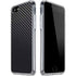Black Carbon Fiber Specialty Texture Material iPhone SE (2nd & 3rd Gen) Clear Case