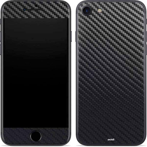 Black Carbon Fiber Specialty Texture Material iPhone SE (2nd & 3rd Gen) Skin