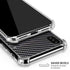 Black Carbon Fiber Specialty Texture Material iPhone X/XS Clear Case