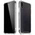 Black Carbon Fiber Specialty Texture Material iPhone XR Clear Case