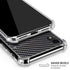 Black Carbon Fiber Specialty Texture Material iPhone XR Clear Case