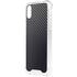 Black Carbon Fiber Specialty Texture Material iPhone XS Clear Case