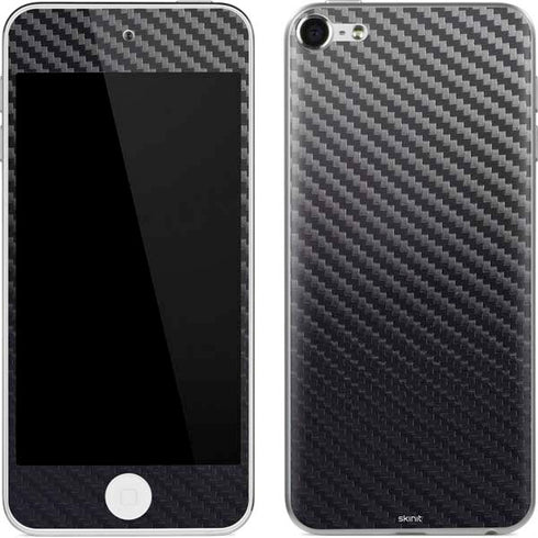 Black Carbon Fiber Specialty Texture Material Apple iPod Skin