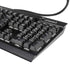 Black Carbon Fiber Specialty Texture Material K95 RGB PLATINUM Mechanical Gaming Keyboard Skin