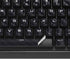 Black Carbon Fiber Specialty Texture Material K95 RGB PLATINUM Mechanical Gaming Keyboard Skin