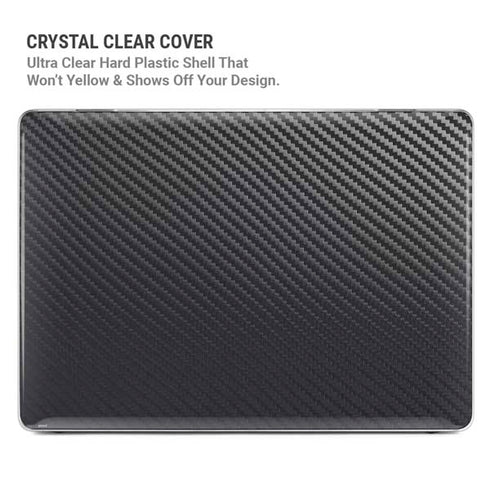 Black Carbon Fiber Specialty Texture Material MacBook Air 15in (2023-2025) Case plus Skin