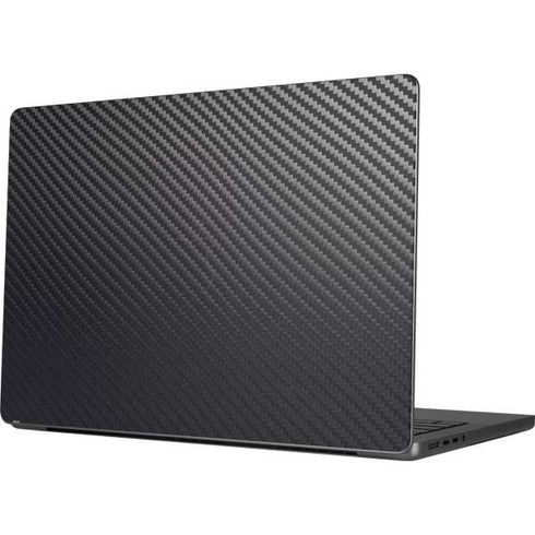 Black Carbon Fiber Specialty Texture Material MacBook Pro 14in (2021-24) Skin