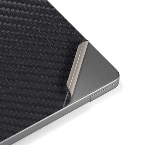 Black Carbon Fiber Specialty Texture Material MacBook Pro 14in (2021-24) Skin