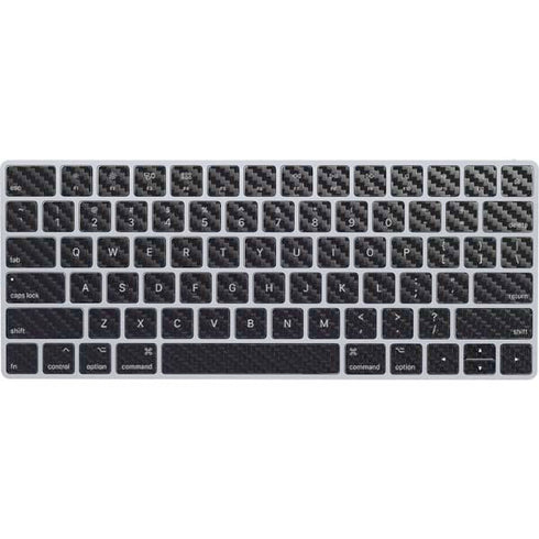 Black Carbon Fiber Specialty Texture Material Magic Keyboard Skin