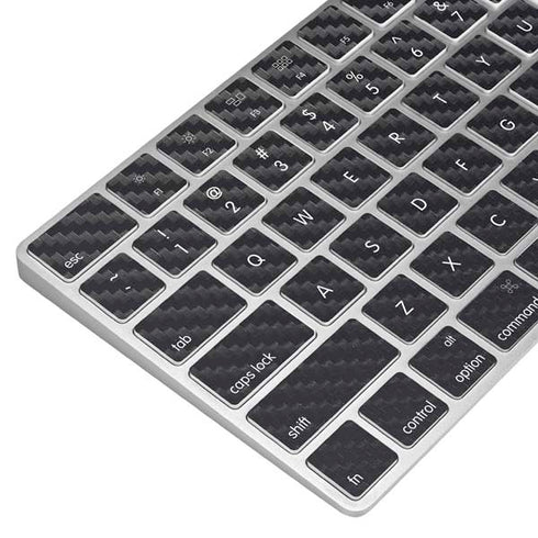 Black Carbon Fiber Specialty Texture Material Magic Keyboard Skin