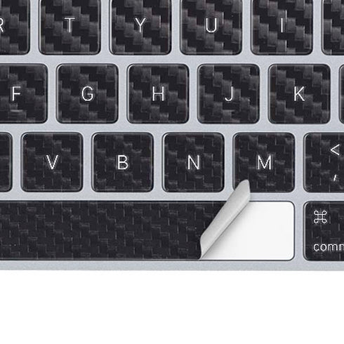 Black Carbon Fiber Specialty Texture Material Magic Keyboard Skin