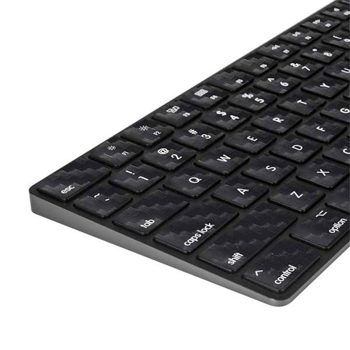 Black Carbon Fiber Specialty Texture Material Magic Keyboard with Numeric Keypad Skin