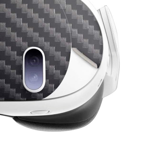 Black Carbon Fiber Specialty Texture Material Meta Quest 3 Skin