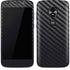 Black Carbon Fiber Specialty Texture Material Moto E5 Play Skin