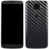 Black Carbon Fiber Specialty Texture Material Moto E5 Plus Skin