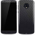 Black Carbon Fiber Specialty Texture Material Moto G6 Skin