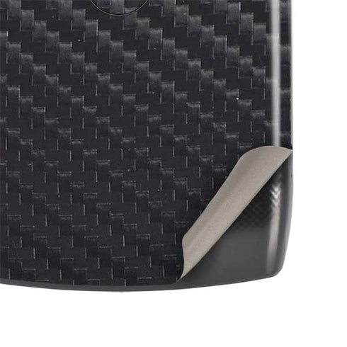 Black Carbon Fiber Specialty Texture Material Motorola RAZR Skin