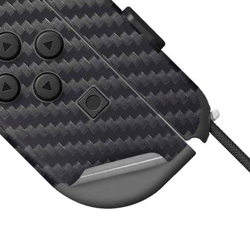 Black Carbon Fiber Specialty Texture Material Nintendo Joy-Con (L/R) Controller Skin