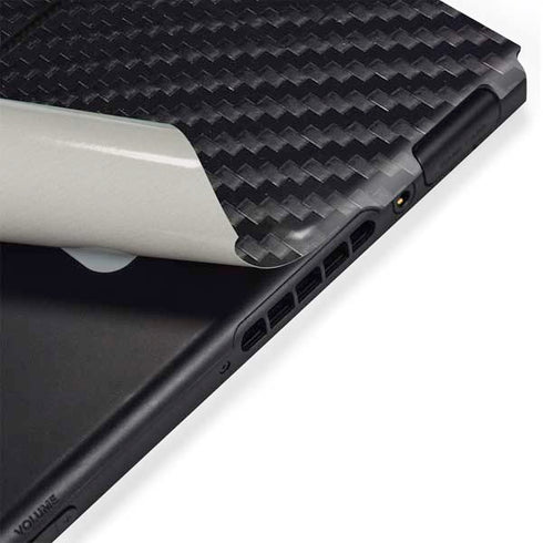 Black Carbon Fiber Specialty Texture Material Nintendo Switch Bundle Skin
