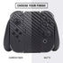Black Carbon Fiber Specialty Texture Material Nintendo Switch Bundle Skin
