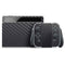 Black Carbon Fiber Specialty Texture Material Nintendo Switch OLED (2021) Skin