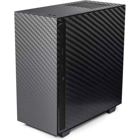Black Carbon Fiber Specialty Texture Material NZXT H510 Compact ATX Mid-Tower Case Skin