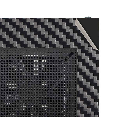 Black Carbon Fiber Specialty Texture Material NZXT H510 Compact ATX Mid-Tower Case Skin