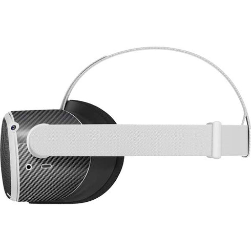 Black Carbon Fiber Specialty Texture Material Oculus Quest 2 Skin
