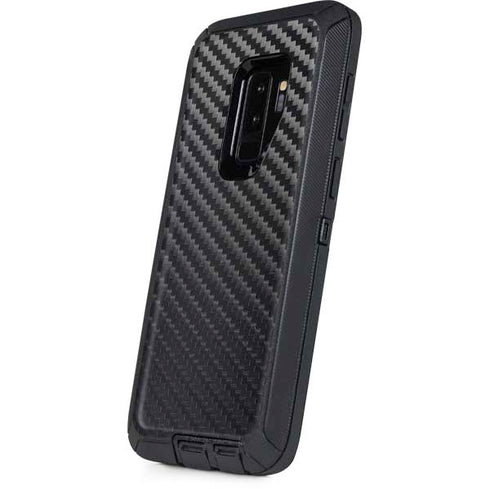 Black Carbon Fiber Specialty Texture Material Otterbox Defender Galaxy Skin